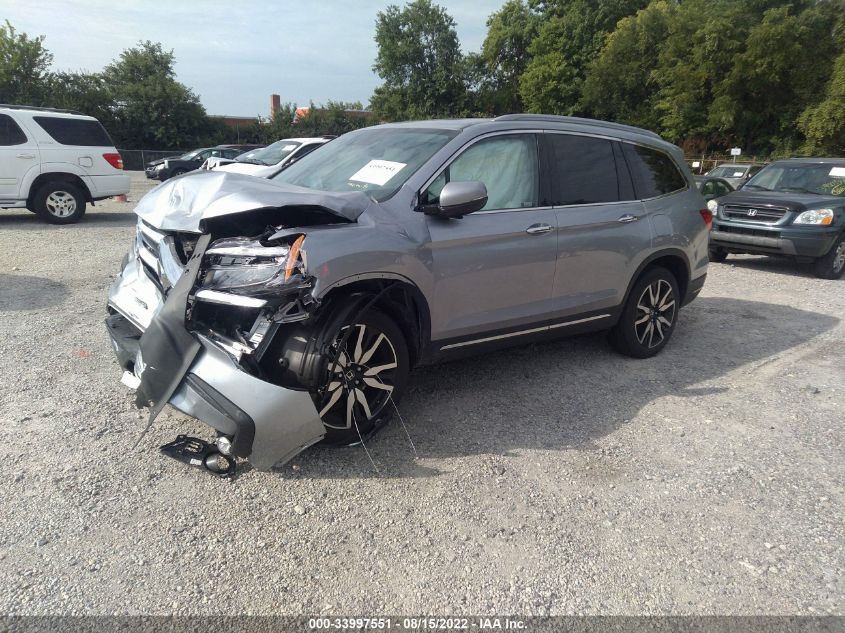 2021 HONDA PILOT ELITE VIN: 5FNYF6H01MB034125