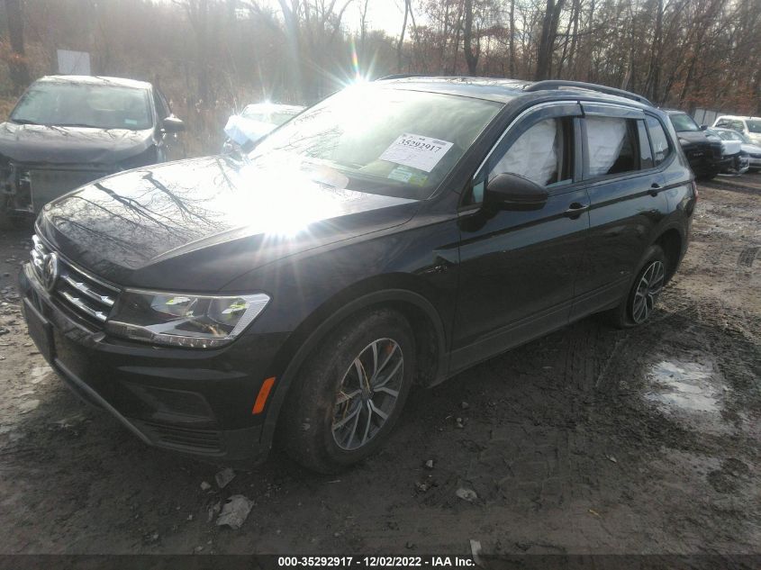 2021 VOLKSWAGEN TIGUAN S VIN: 3VV0B7AX7MM062255