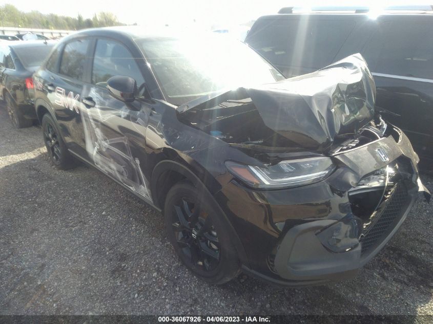 2023 HONDA HR-V SPORT VIN: 3CZRZ1H51PM719150