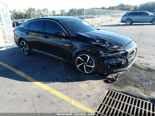 2021 HONDA ACCORD SEDAN SPORT VIN: 1HGCV1F34MA083181