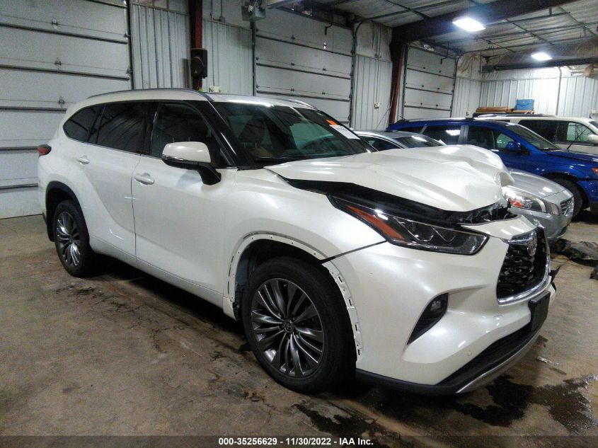 2021 TOYOTA HIGHLANDER PLATINUM VIN: 5TDFZRBH4MS118269