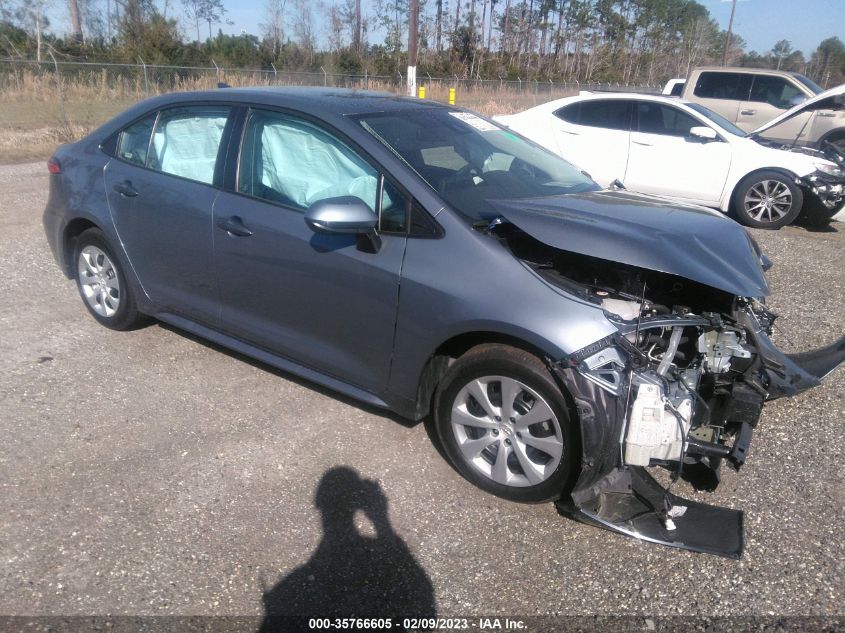 2022 TOYOTA COROLLA LE VIN: 5YFEPMAEXNP275424