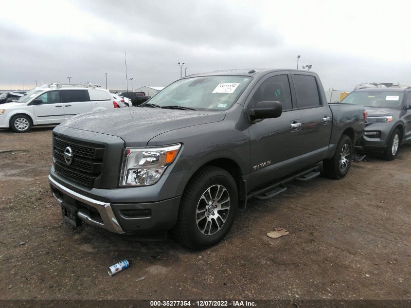 2021 NISSAN TITAN SV VIN: 1N6AA1EF8MN512292