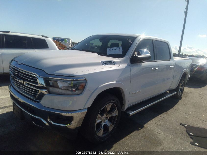 2020 RAM 1500 LARAMIE VIN: 1C6SRFRT1LN306721