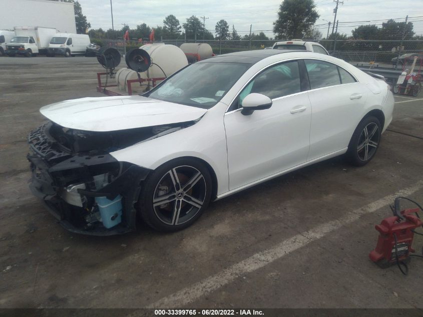 2020 MERCEDES-BENZ CLA CLA 250 VIN: WDD5J4HB3LN036102