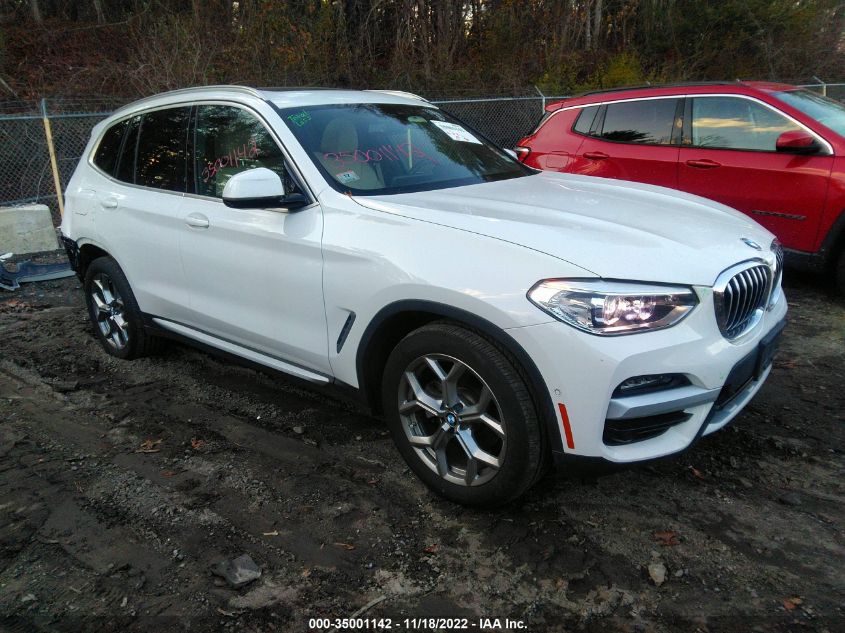 2020 BMW X3 XDRIVE30I VIN: 5UXTY5C03L9D58516