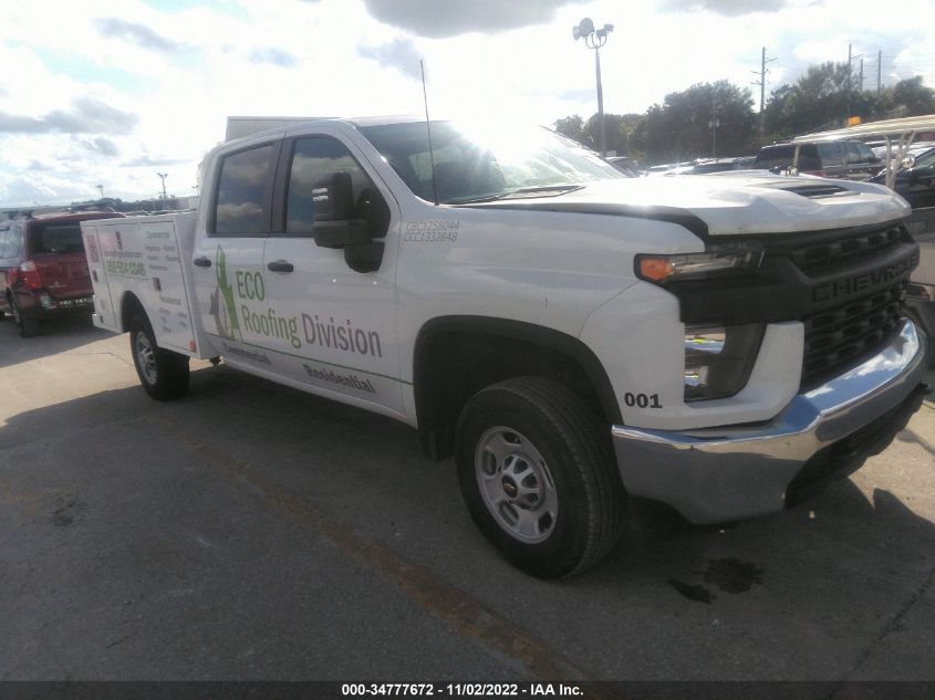 2021 CHEVROLET SILVERADO 2500HD WORK TRUCK VIN: 1GB1WLE72MF223187