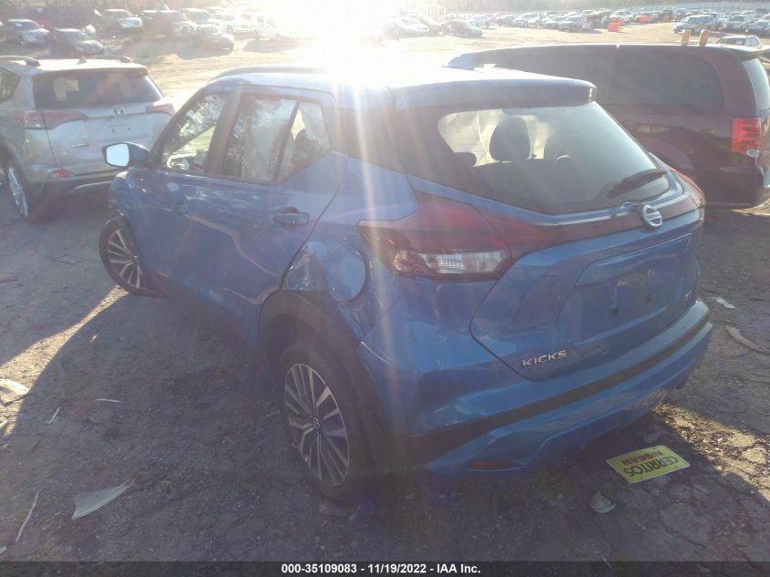 2021 NISSAN KICKS SV VIN: 3N1CP5CV2ML521889