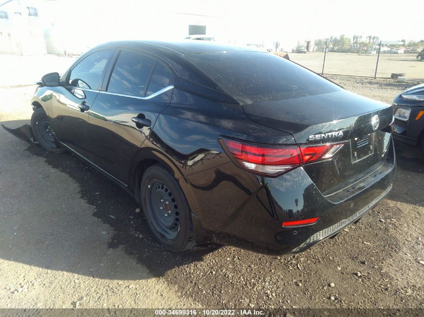2021 NISSAN SENTRA S VIN: 3N1AB8BV0MY327812