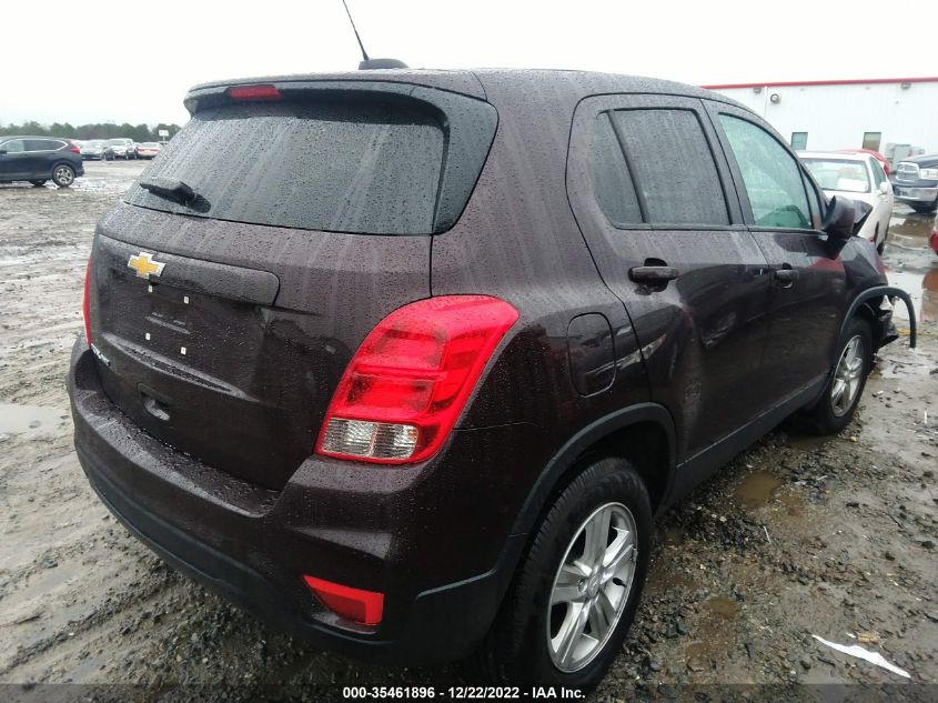 2020 CHEVROLET TRAX LS VIN: KL7CJNSB8LB354277