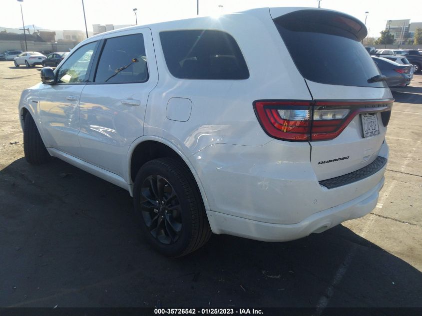 2022 DODGE DURANGO R/T PLUS VIN: 1C4SDHCT3NC203021