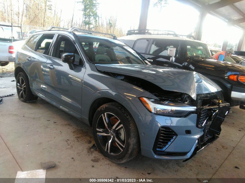 2022 VOLVO XC60 RECHARGE R-DESIGN VIN: YV4H60DM4N1042023