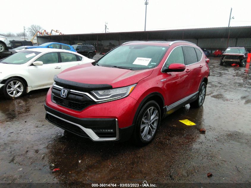 2022 HONDA CR-V HYBRID TOURING VIN: 5J6RT6H92NL046000