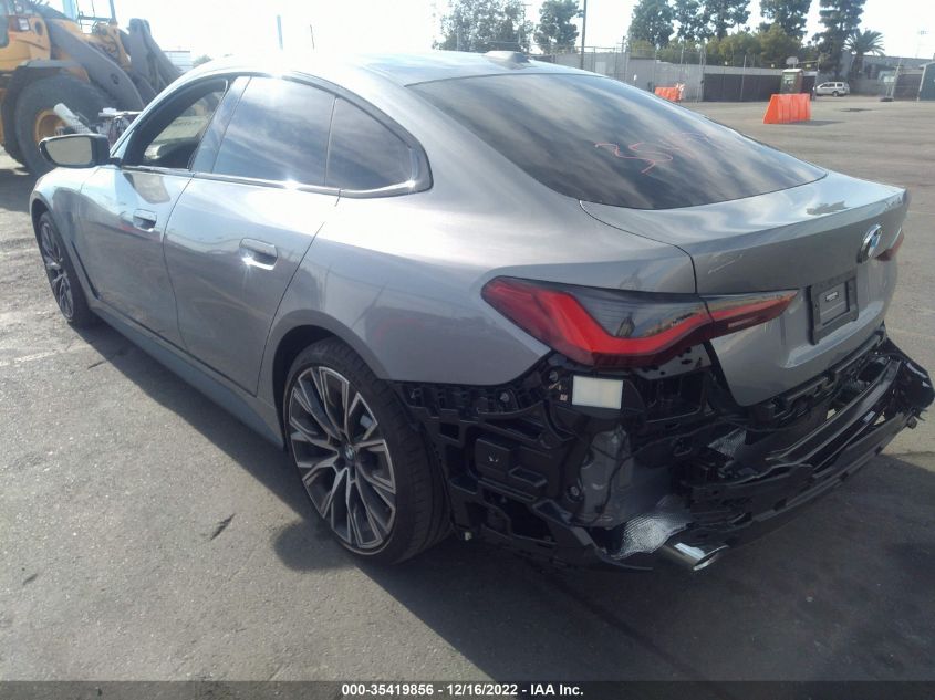 2022 BMW 4 SERIES 430I VIN: WBA63AV06NFM97475