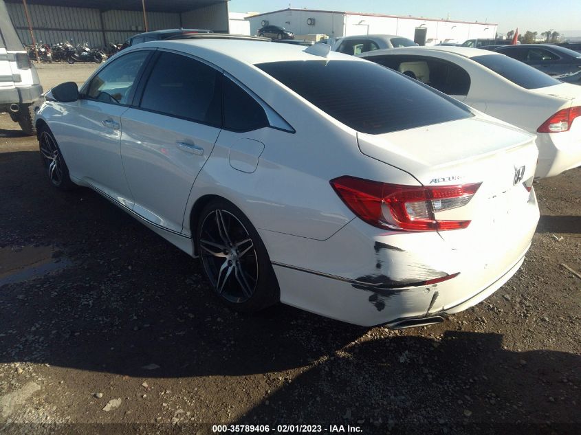2021 HONDA ACCORD SEDAN TOURING VIN: 1HGCV2F92MA017223