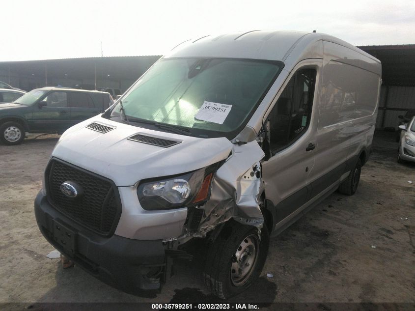 2022 FORD TRANSIT CARGO VAN VIN: 1FTBR1C81NKA53341