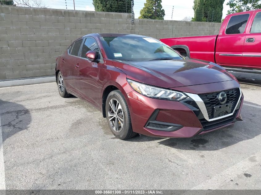 2022 NISSAN SENTRA SV VIN: 3N1AB8CV3NY236985