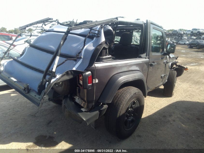 2021 JEEP WRANGLER SPORT VIN: 1C4GJXAN6MW737589