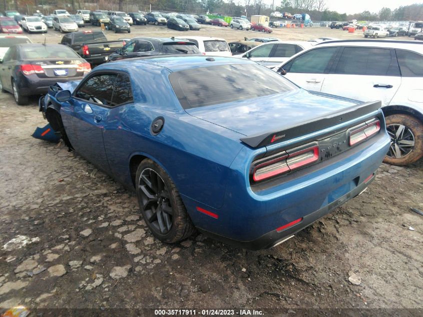2022 DODGE CHALLENGER SXT VIN: 2C3CDZAG3NH108492