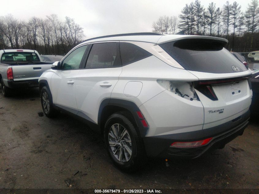2022 HYUNDAI TUCSON HYBRID BLUE VIN: KM8JBCA10NU081505