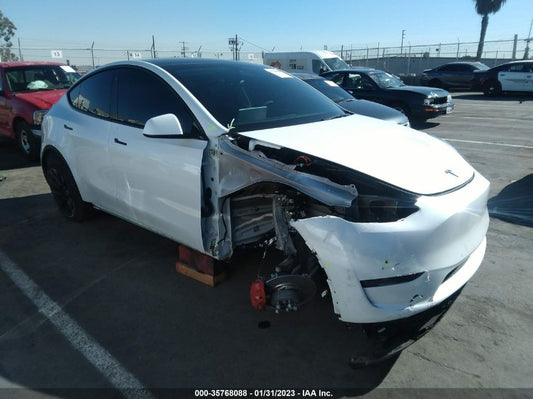 2022 TESLA MODEL Y LONG RANGE VIN: 7SAYGDEE9NF323548
