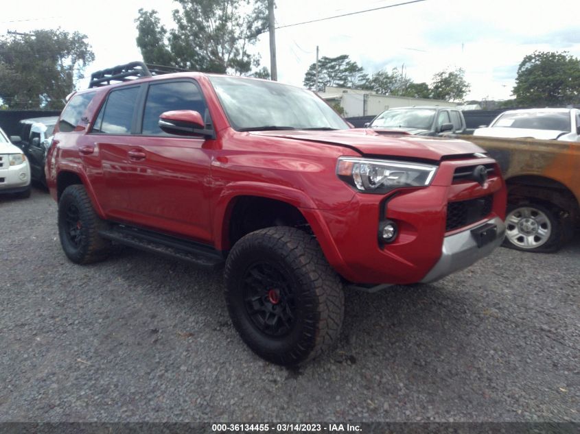 2022 TOYOTA 4RUNNER TRD OFF ROAD PREMIUM VIN: JTERU5JR4N5997595