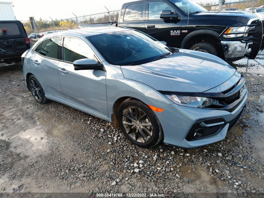 2021 HONDA CIVIC HATCHBACK EX VIN: SHHFK7H65MU212792