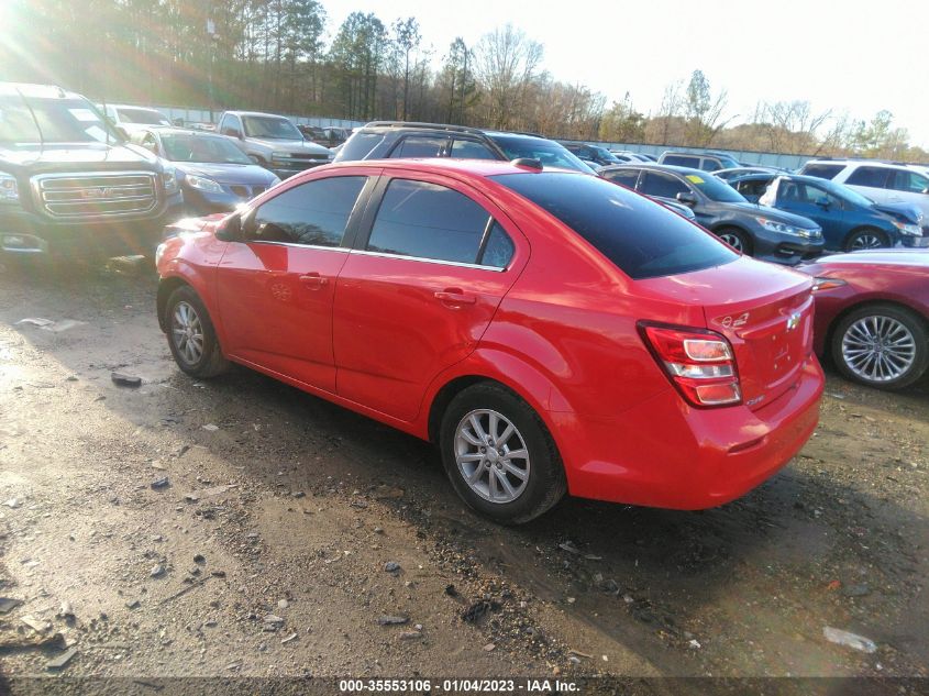 2020 CHEVROLET SONIC LT VIN: 1G1JD5SB1L4105513