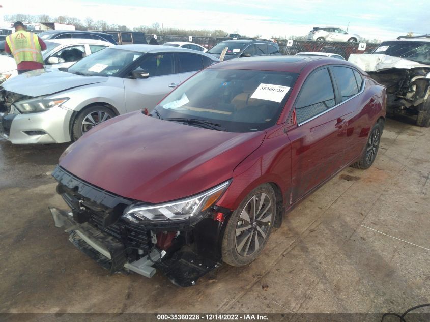2022 NISSAN SENTRA SV VIN: 3N1AB8CV6NY284562