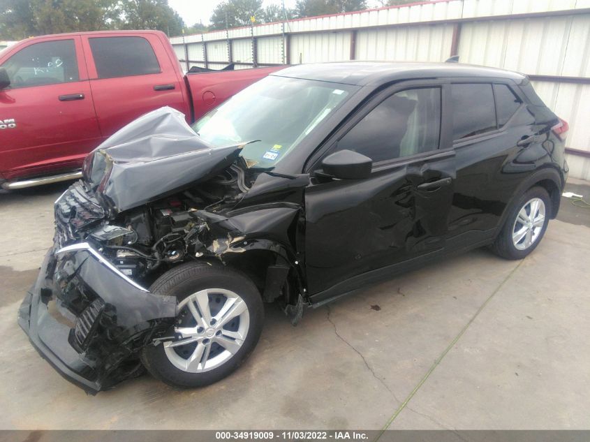 2022 NISSAN KICKS S VIN: 3N1CP5BV2NL487309