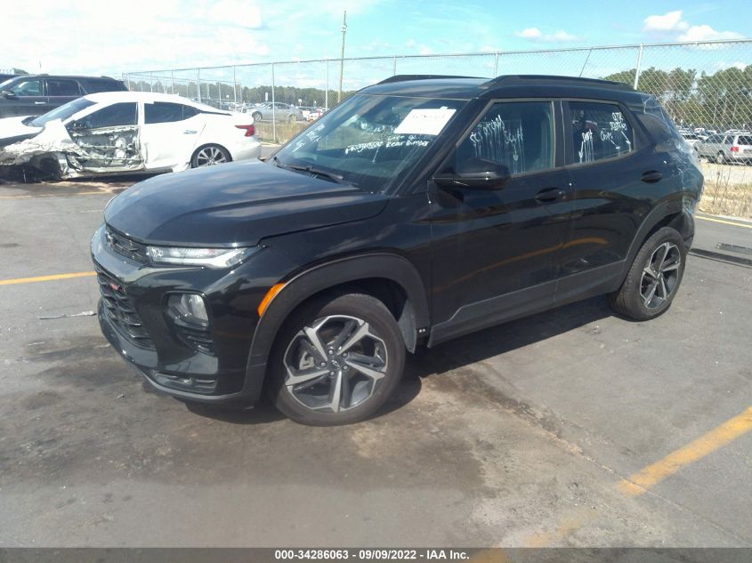 2021 CHEVROLET TRAILBLAZER RS VIN: KL79MTSL3MB039452