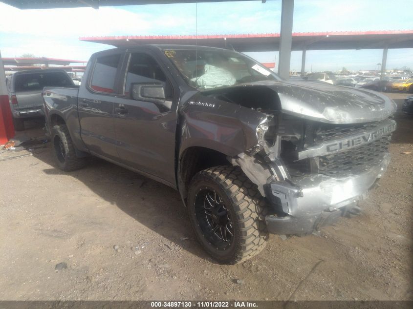 2021 CHEVROLET SILVERADO 1500 CUSTOM VIN: 3GCPWBEK3MG143965