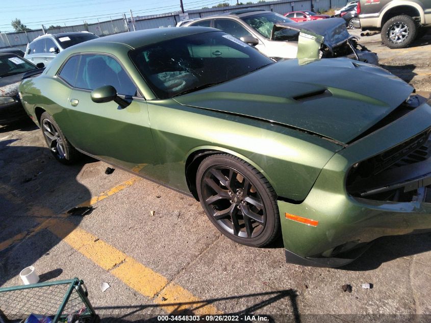 2022 DODGE CHALLENGER SXT VIN: 2C3CDZAG3NH108489