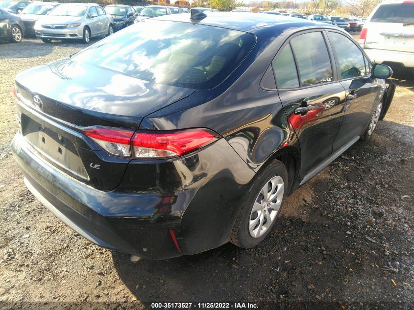 2021 TOYOTA COROLLA LE VIN: JTDEPMAE1MJ134714