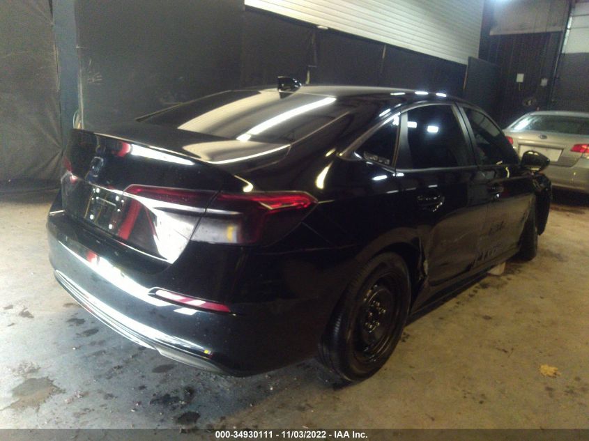 2022 HONDA CIVIC SEDAN LX VIN: 2HGFE2F24NH526958