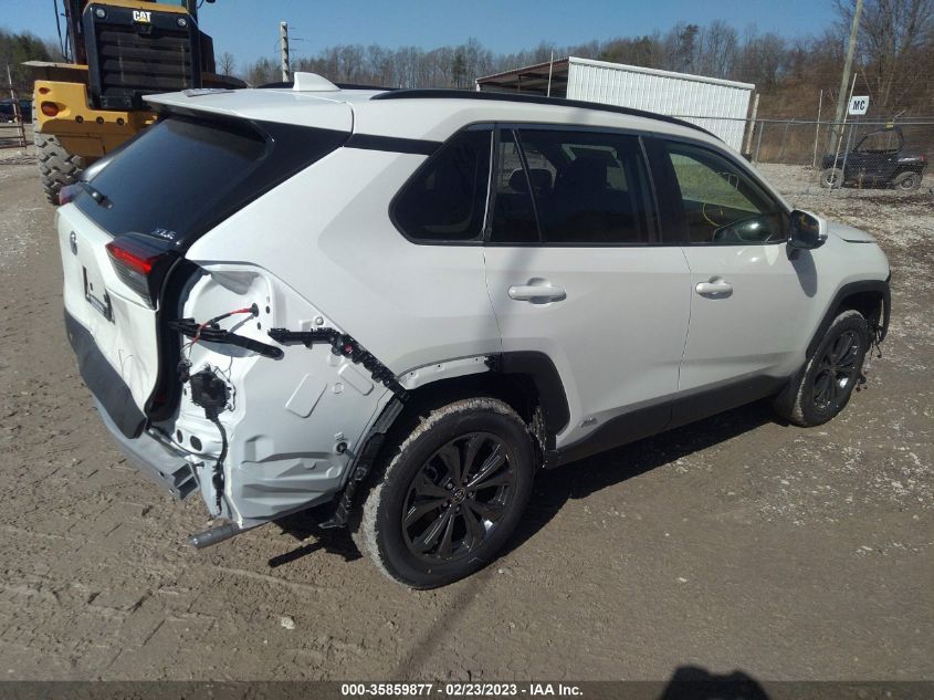 2022 TOYOTA RAV4 HYBRID XLE PREMIUM VIN: JTMB6RFV7ND532862