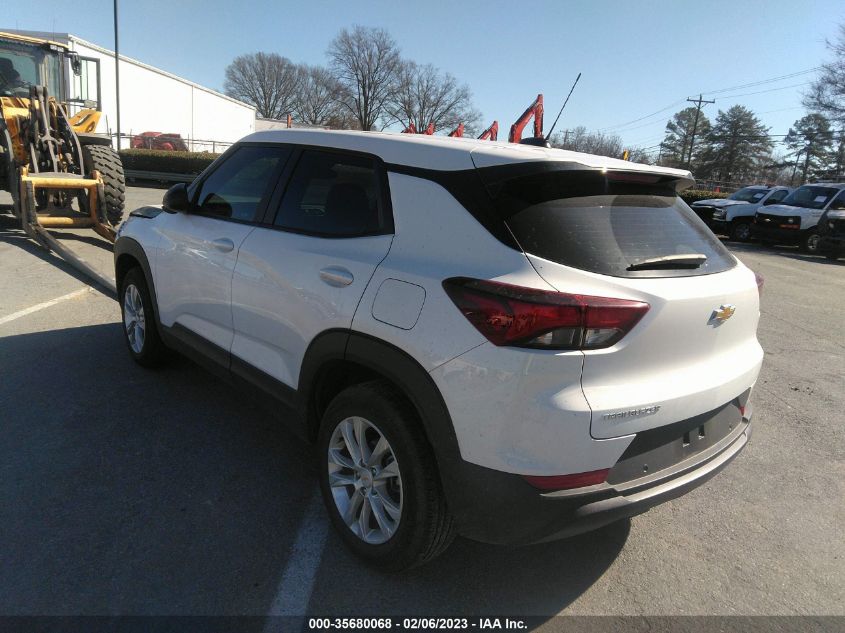 2022 CHEVROLET TRAILBLAZER LS VIN: KL79MMS25NB090546