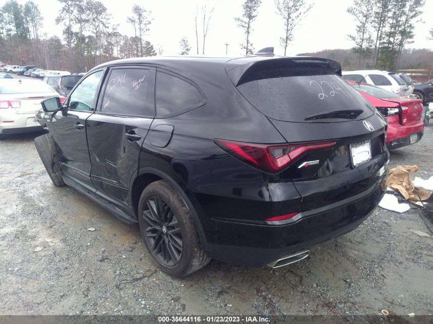 2022 ACURA MDX W/A-SPEC PACKAGE VIN: 5J8YE1H07NL014225