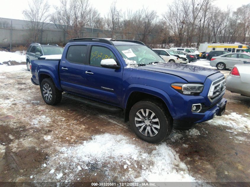 2022 TOYOTA TACOMA 4WD LIMITED VIN: 3TYGZ5AN5NT073370