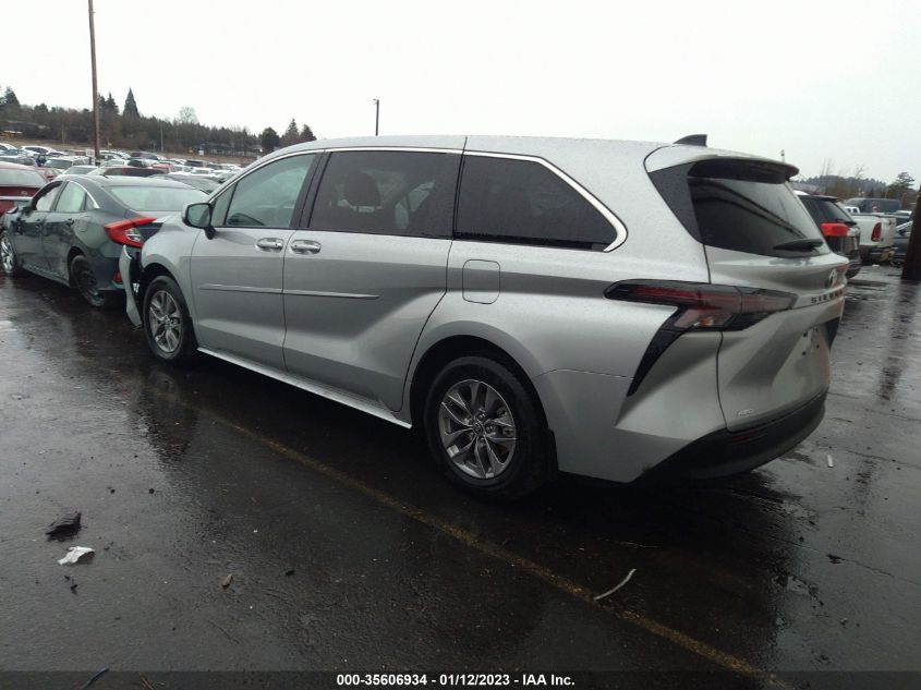 2023 TOYOTA SIENNA LE VIN: 5TDKSKFC4PS073881