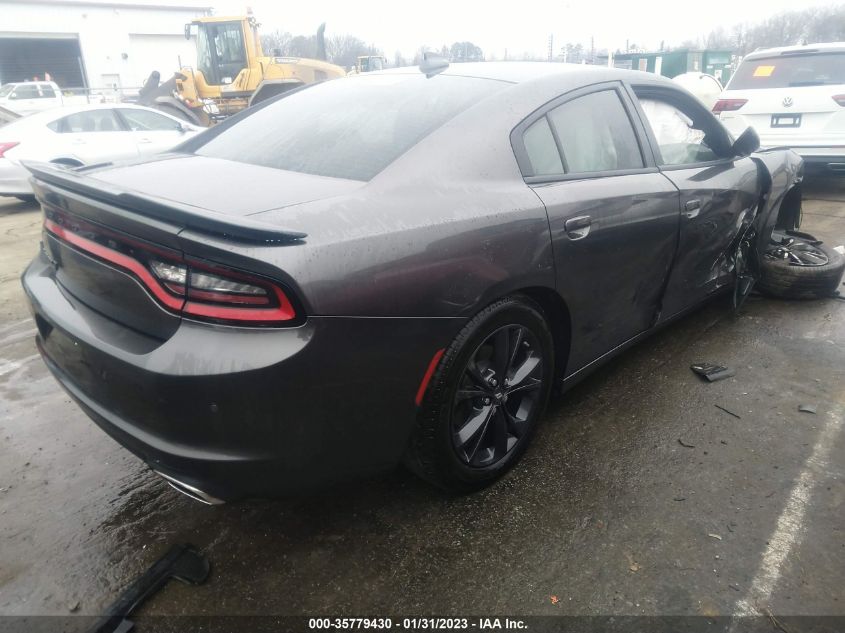 2022 DODGE CHARGER SXT VIN: 2C3CDXJG1NH134108