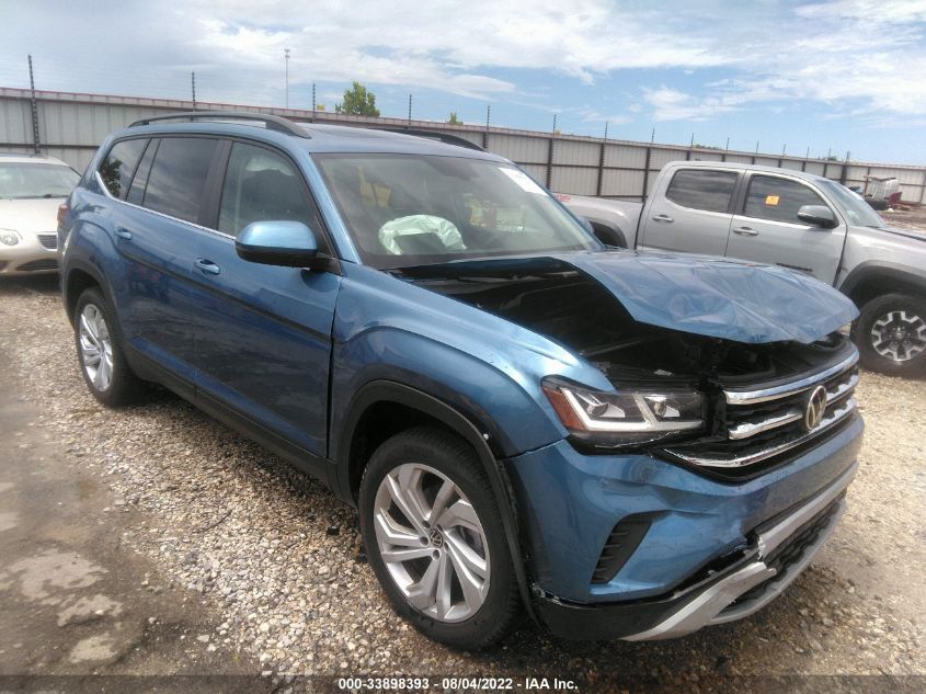 2021 VOLKSWAGEN ATLAS 3.6L V6 SE W/TECHNOLOGY VIN: 1V2KR2CA2MC531704