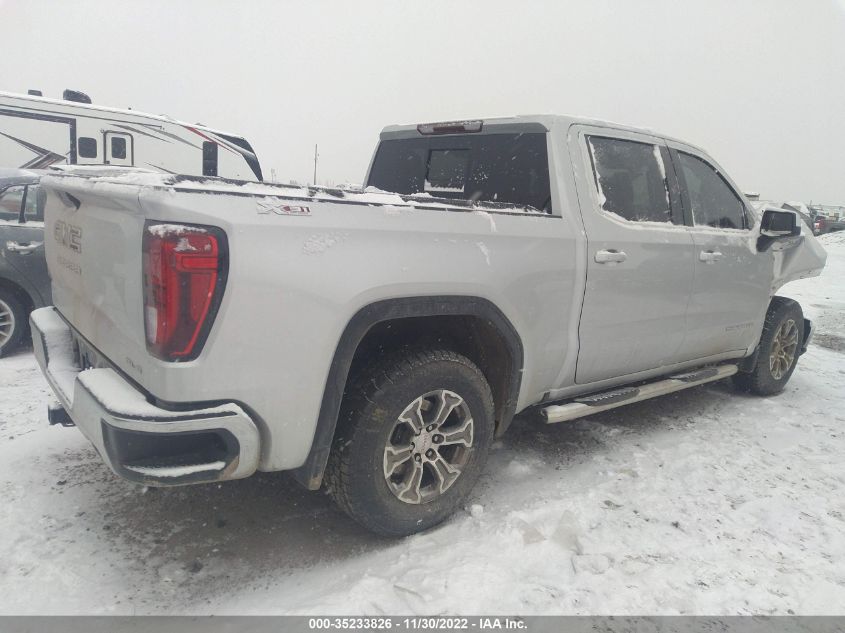 2021 GMC SIERRA 1500 SLE VIN: 3GTU9BET4MG158221