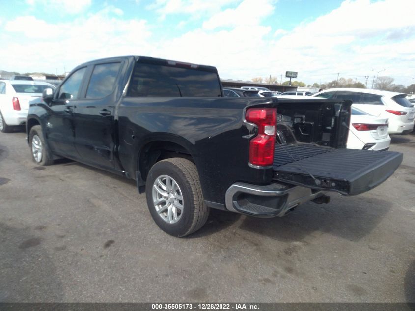 2021 CHEVROLET SILVERADO 1500 LT VIN: 3GCUYDED8MG441020