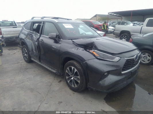 2021 TOYOTA HIGHLANDER HYBRID XLE VIN: 5TDGARAH7MS012203
