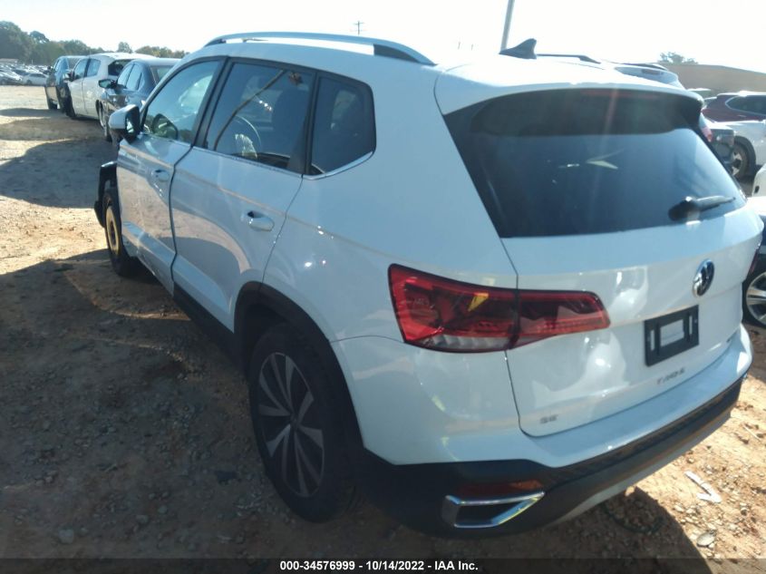 2022 VOLKSWAGEN TAOS SE VIN: 3VVWX7B25NM052890