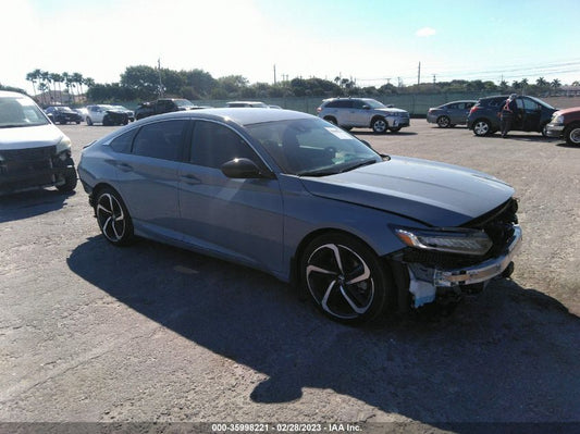 2022 HONDA ACCORD SEDAN SPORT VIN: 1HGCV1F37NA079580