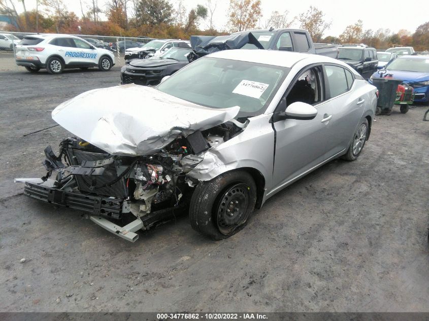 2021 NISSAN SENTRA S VIN: 3N1AB8BV5MY327711