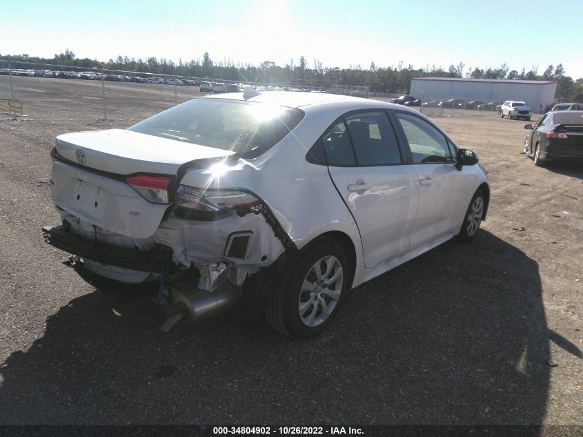 2022 TOYOTA COROLLA LE VIN: JTDEPMAE6N3016020