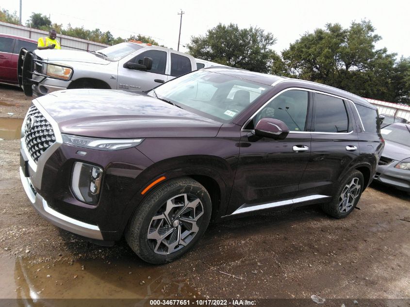 2021 HYUNDAI PALISADE CALLIGRAPHY VIN: KM8R74HE9MU273863